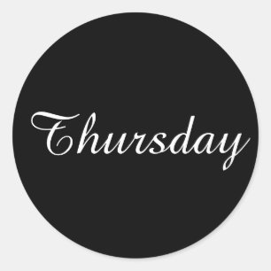 Redonda Jueves Amazone Black Pegatina de Janz