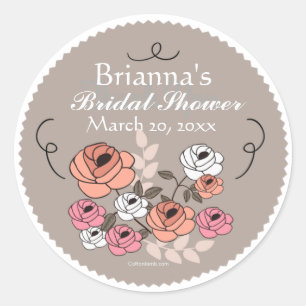 Redonda Just Rosy Pegatina