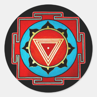 Redonda Kali Yantra Pegatina
