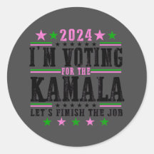 Kamala negra para Pegatina de campaña 2024