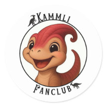 Kammli Fanclub – Adorable pegatina de Dino