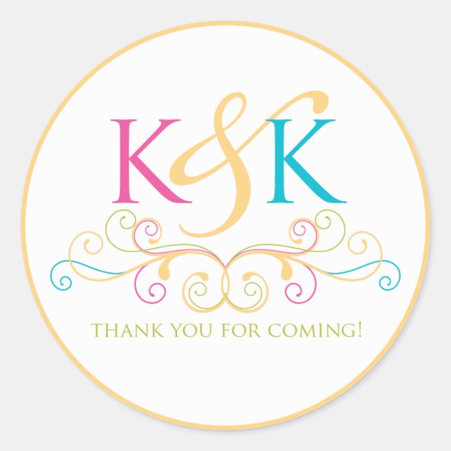 Redonda Katie Pegatina (Anverso)