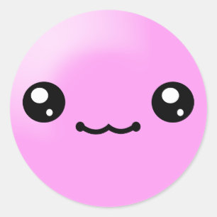 Redonda Kawaii El Azúcar Dots Bubble Gum Feliz Pegatina fa