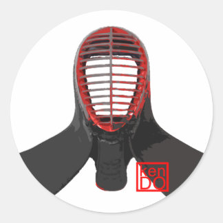 Redonda kendo men pegatina
