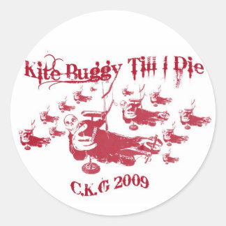 Redonda Kite Buggy Pegatina