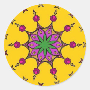 Redonda kolam pegatina