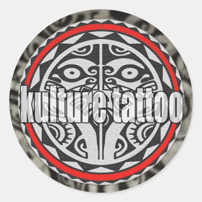 Redonda Kulture Tattoo pegatina (Anverso)