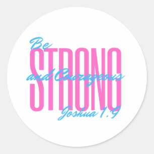 Redonda La Biblia Verse Joshua 9:1 Pegatina