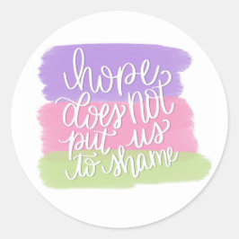 Redonda La esperanza no nos pone a la Pegatina de la Ronda