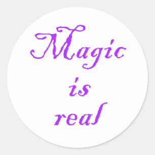 Redonda La magia es un pegatina en todo el mundo