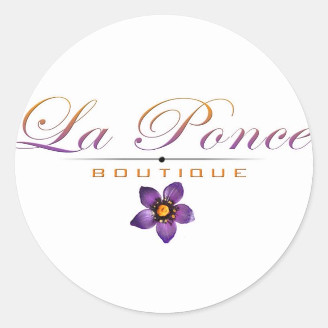 Redonda La Ponce Boutique Pegatina (Anverso)