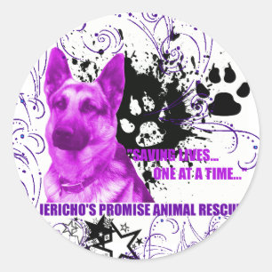 Redonda La promesa del Pegatina de rescate de Jericho