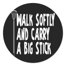 Lacrosse Humor WSBS 3 Pegatina