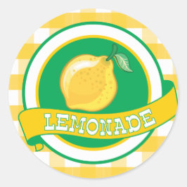 Redonda Lemonade Pegatina