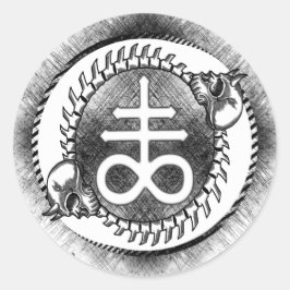 Redonda Leviatán sigil pegatina