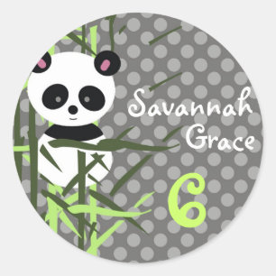 Redonda LGC   Panda Peek A Boo Pegatina