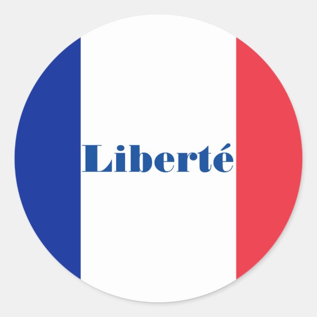 Redonda Liberté Pegatina (Anverso)
