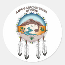 Lipan Apache Tribe of Texas Paper Pegatina