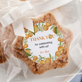 Redonda Little Cutie Watercolor Pegatina Labs Cumpleaños