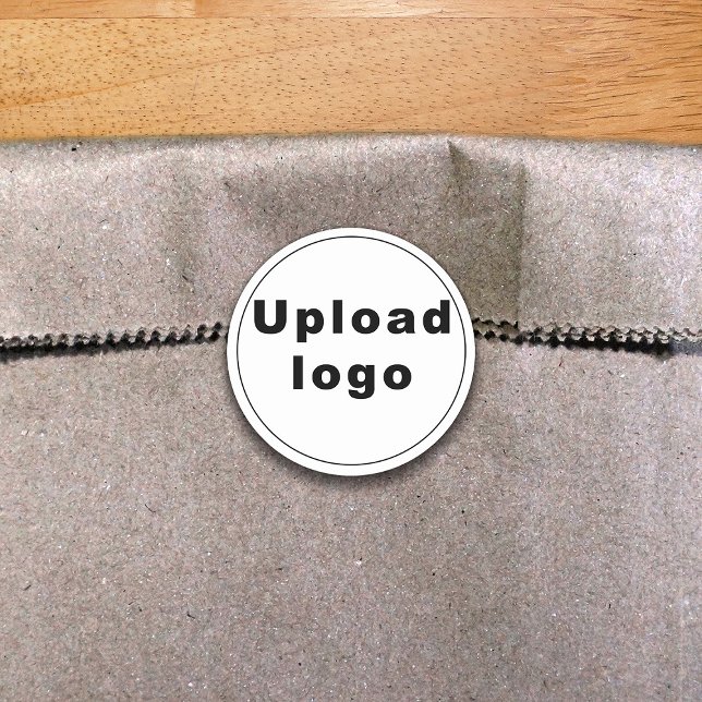 Redonda Logotipo comercial en Pegatina de formas redondead (Subido por el creador)