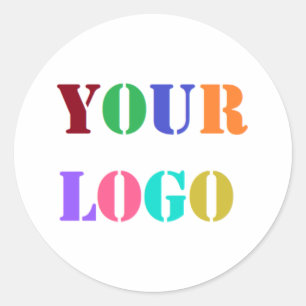 Redonda Logotipo de personalizado o Pegatina de negocios p