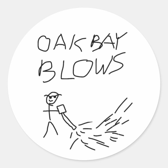 Redonda Logotipo original - Pegatina (Anverso)