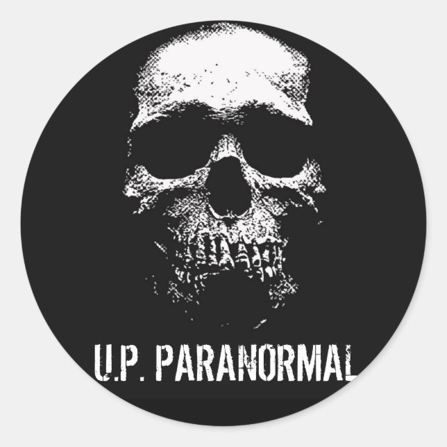 REDONDA LOGOTIPO SKULL - HOJA PEGATINA (Anverso)