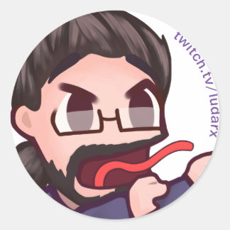 Redonda Ludarx | El verdadero Pegatina Ree