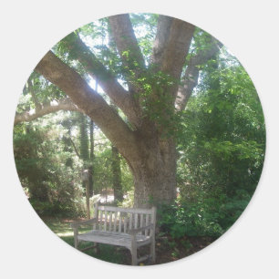 Redonda Lugar sombrío para relajar al pegatina