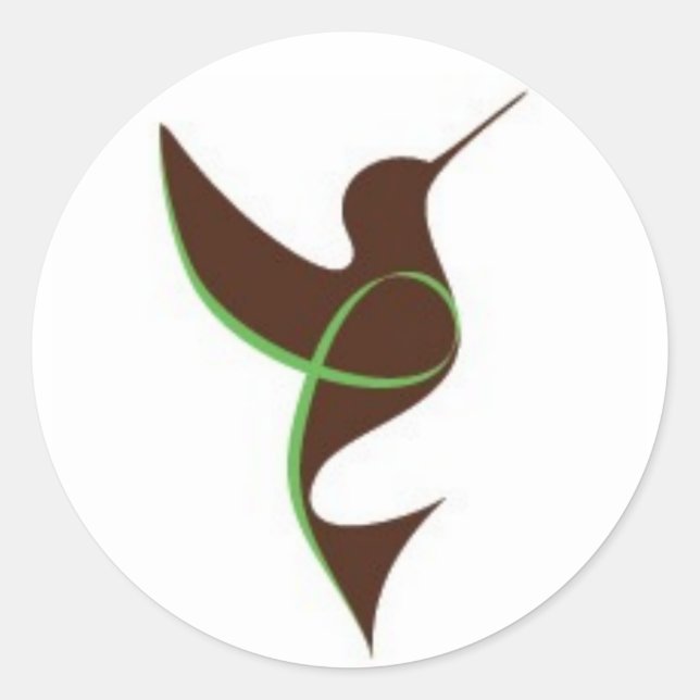 Redonda Lymenaide Pegatina (Anverso)