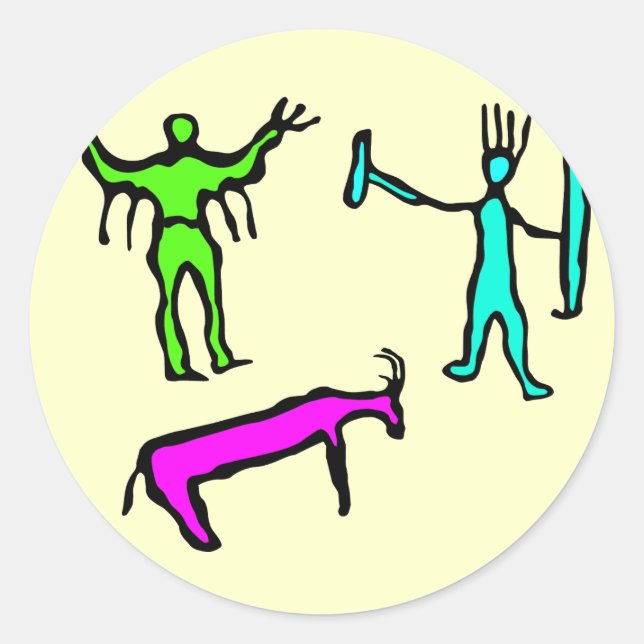 Redonda ¡M-aaarghhh! Pegatina (Anverso)