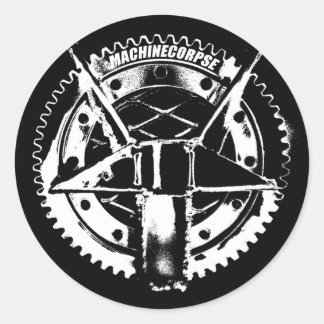 REDONDA MACHINECORPSE 3" PEGATINA
