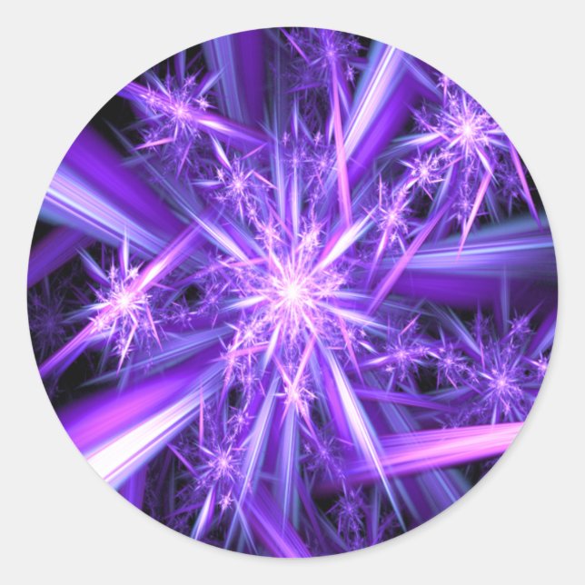 Redonda Mana - Pegatina fractal (Anverso)