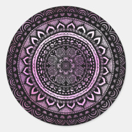 Redonda Mandala pegatina