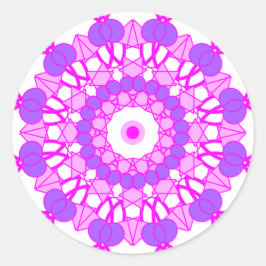 Redonda Mandala Pegatina