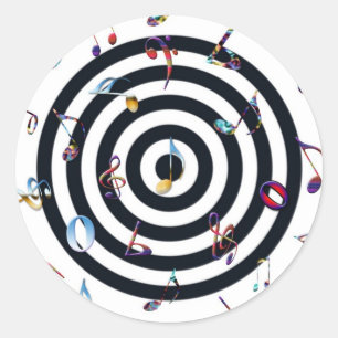 Redonda Manía musical - Pegatina