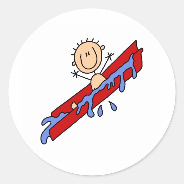 Redonda Mantener Guay En El Pegatina De Diapositivas De Ag (Anverso)