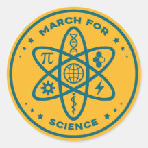 Marcha No Oficial Del Pegatina De Ciencia