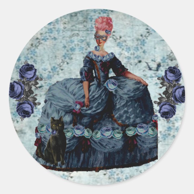 Redonda Marie Anotinette y el Pegatina nocturno encantado (Anverso)