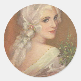 Redonda Marie Antoinette Portrait pegatina