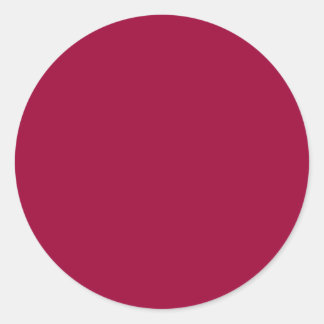 Redonda Maroon pegatina