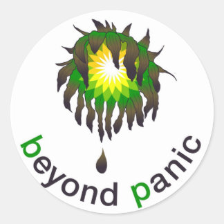 Redonda Más allá del pánico Pegatina de BP