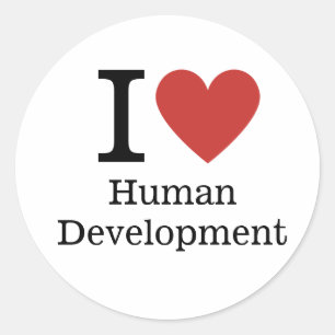 Redonda Me ❤️ PEGATINA de Desarrollo Humano