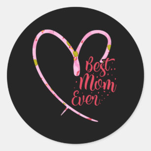 Redonda mejor madre, Pegatina del día de la madre