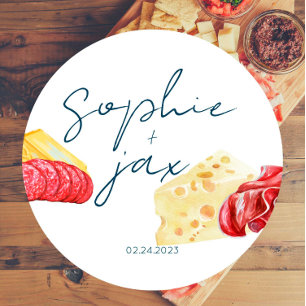 Redonda Mercado francés - Cartuchos - Pegatina del favorit