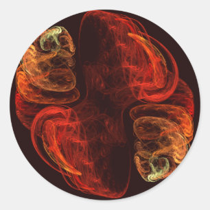 Redonda Metamorphosis Resumen Pegatina de Ronda de Arte