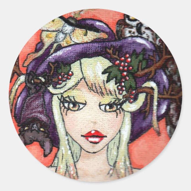 Redonda "¡Mi Gorra También Es Fabuloso!" Pegatina (Anverso)