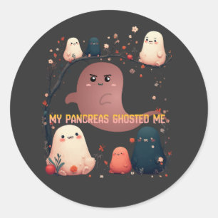 Redonda Mi Páncreas Me Fantasma Pegatina