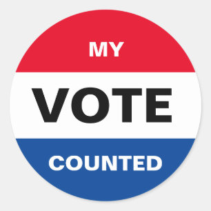 Redonda Mi Pegatina cuenta de votos