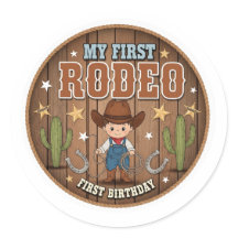 Mi primer Pegatina de Rodeo Bebé